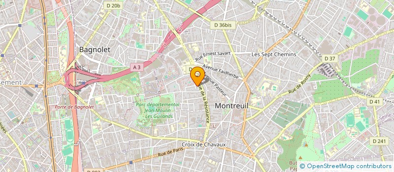 localisation de l'entreprise MONSIEUR MANSSOURI BAH à MONTREUIL