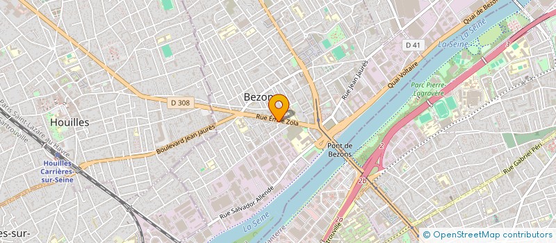 localisation de l'entreprise MONSIEUR MANSUR BASHIR  BEZONS