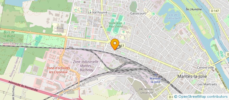 localisation de l'entreprise MONSIEUR MANTES-LA-JOLIE RENAUD SERRURIER  MANTES-LA-JOLIE