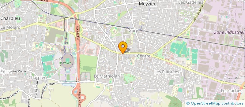 localisation de l'entreprise MONSIEUR MANTU COVACI  MEYZIEU