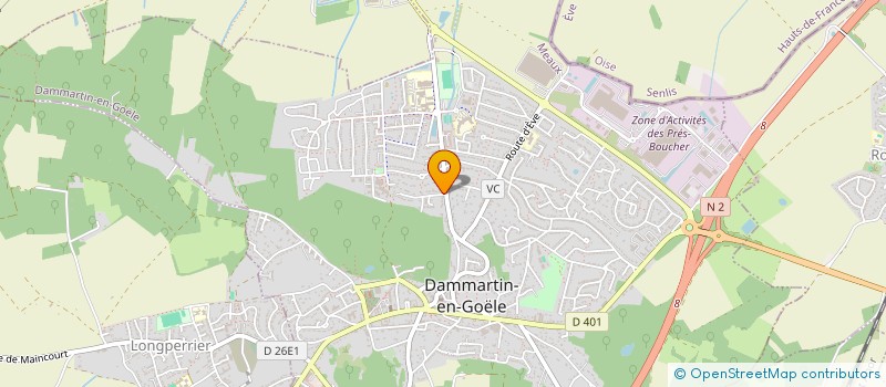 localisation de l'entreprise MONSIEUR MANU ROMA  DAMMARTIN-EN-GOELE