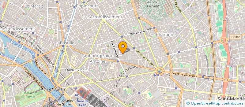 localisation de l'entreprise MONSIEUR MANUBHAI PATEL  PARIS