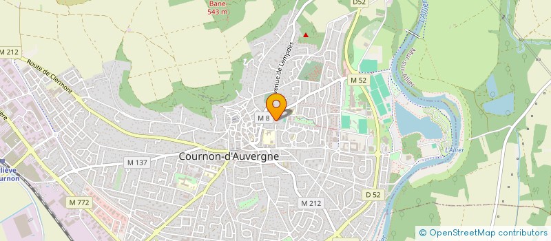 localisation de l'entreprise MONSIEUR MANUCAO NSIMBA  COURNON-D'AUVERGNE