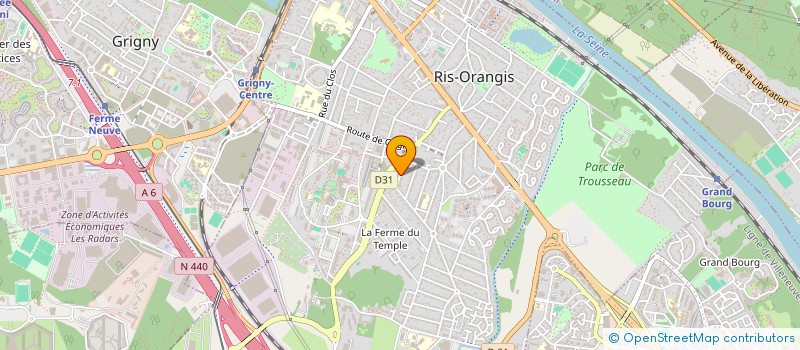 localisation de l'entreprise MONSIEUR MANUEL ABREU OLIVEIRA à RIS-ORANGIS