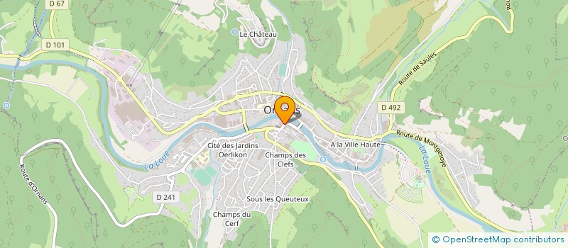 localisation de l'entreprise MONSIEUR MANUEL AFONSO FILIPE à ORNANS
