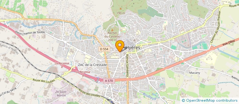 localisation de l'entreprise MONSIEUR MANUEL AIT MAKSENE  HYERES