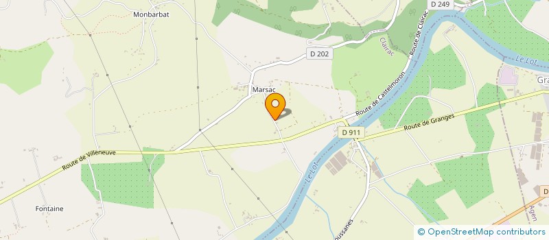 localisation de l'entreprise MONSIEUR MANUEL ALAMINOS ARAGON  CLAIRAC