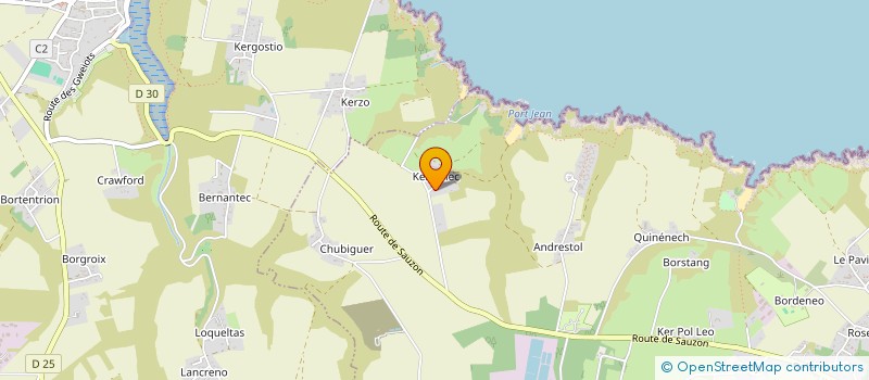 localisation de l'entreprise MONSIEUR MANUEL ALVARES CORREA  LE PALAIS