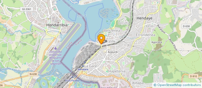 localisation de l'entreprise MONSIEUR MANUEL ALVAREZ JIMENEZ  HENDAYE