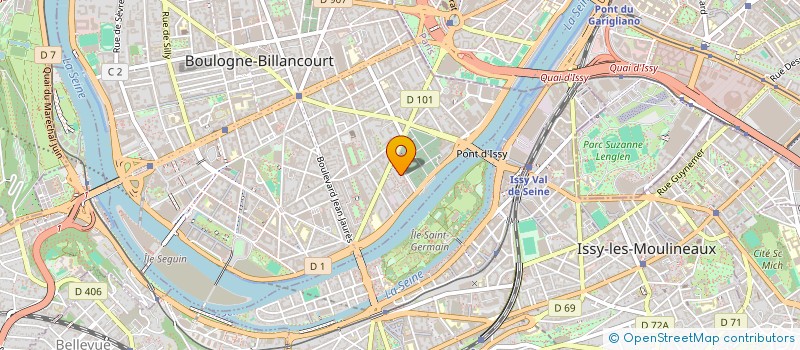 localisation de l'entreprise MONSIEUR MANUEL ALVES NOGUEIRA à BOULOGNE-BILLANCOURT