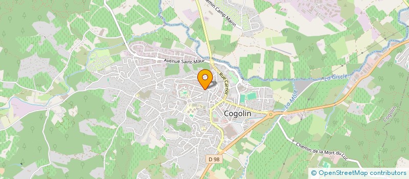 localisation de l'entreprise MONSIEUR MANUEL ALVES PEREIRA DIAS à COGOLIN