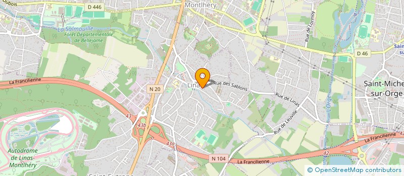 localisation de l'entreprise MONSIEUR MANUEL ALVES TAVARES à LINAS