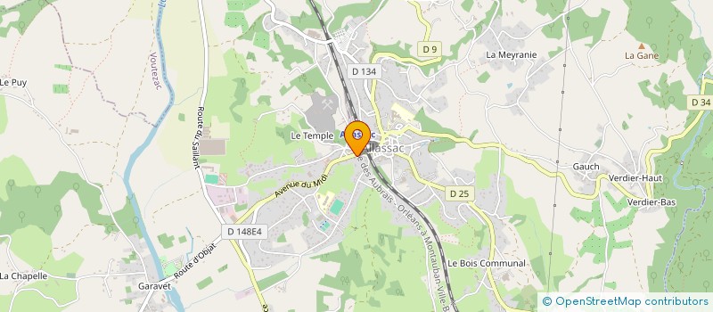 localisation de l'entreprise MONSIEUR MANUEL ANDRADE  ALLASSAC