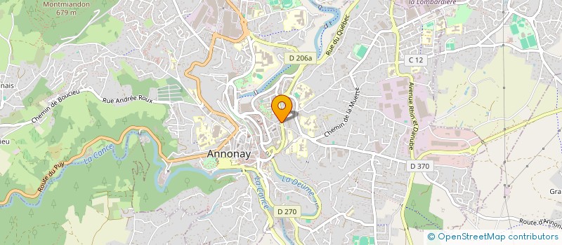localisation de l'entreprise MONSIEUR MANUEL ANTEM à ANNONAY