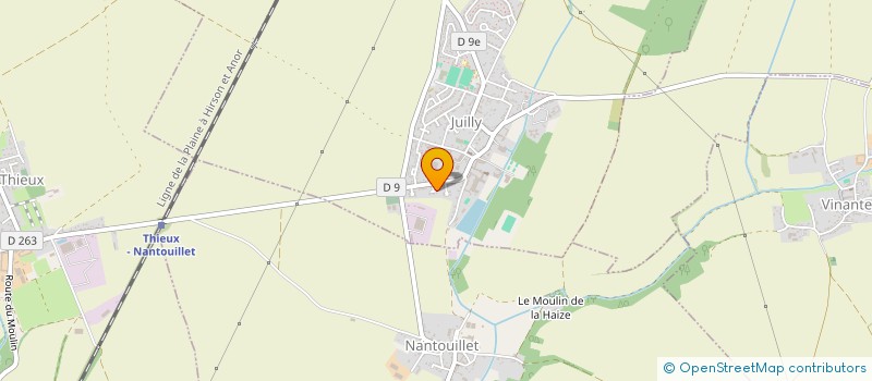 localisation de l'entreprise MONSIEUR MANUEL ANTUNES à JUILLY