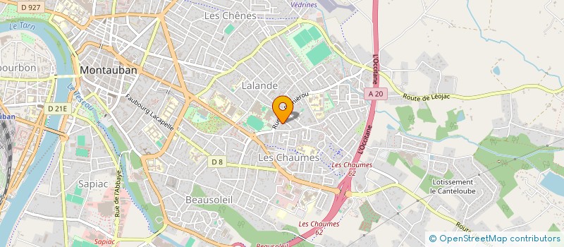 localisation de l'entreprise MONSIEUR MANUEL ANTUNES  MONTAUBAN