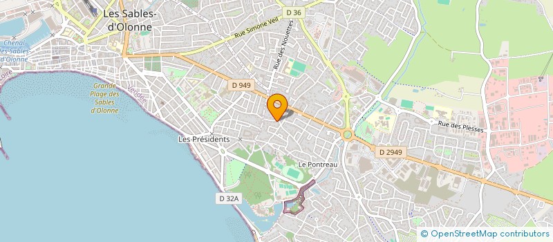 localisation de l'entreprise MONSIEUR MANUEL APPENDINI à LES SABLES D'OLONNE