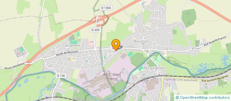 localisation de l'entreprise MONSIEUR MANUEL ARCAS  BOUSSOIS