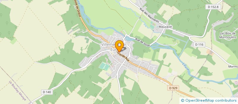 localisation de l'entreprise MONSIEUR MANUEL AUMONT à VILLEMEUX-SUR-EURE