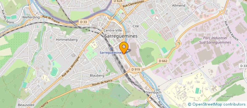 localisation de l'entreprise MONSIEUR MANUEL AVILA GANFUNINA à SARREGUEMINES