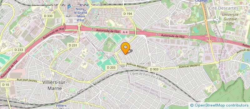 localisation de l'entreprise MONSIEUR MANUEL AZZOUN  NOISY-LE-GRAND