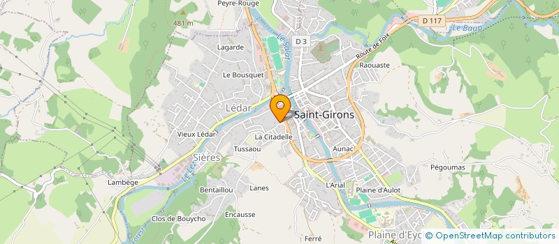 localisation de l'entreprise MONSIEUR MANUEL BACHO à SAINT-GIRONS