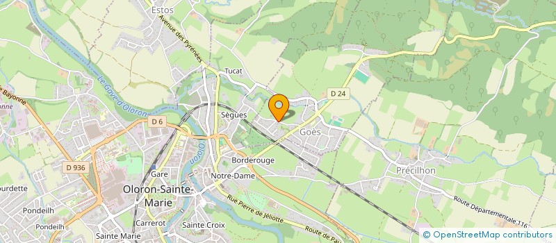 localisation de l'entreprise MONSIEUR MANUEL BALBIN  GOES