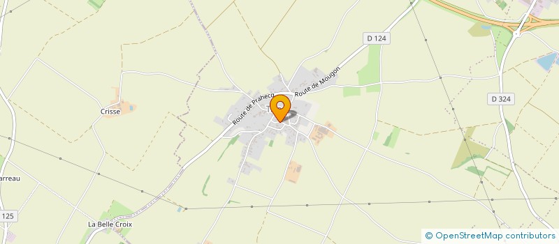 localisation de l'entreprise MONSIEUR MANUEL BALLAND  AIGONDIGNE