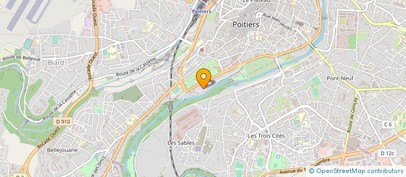 localisation de l'entreprise MONSIEUR MANUEL BANSEPT à POITIERS