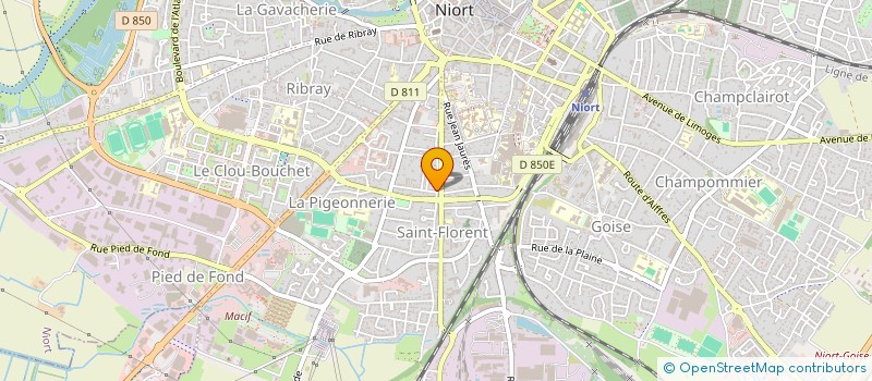 localisation de l'entreprise MONSIEUR MANUEL BAPTISTA  NIORT