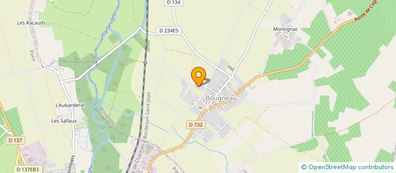 localisation de l'entreprise MONSIEUR MANUEL BARANGER  BOUGNEAU