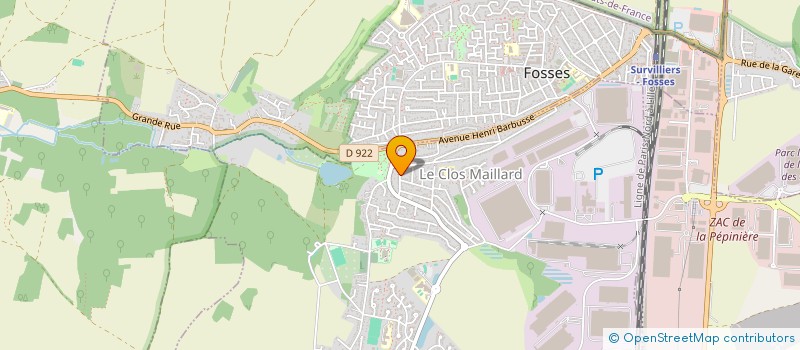 localisation de l'entreprise MONSIEUR MANUEL BARBOSA  MARLY-LA-VILLE