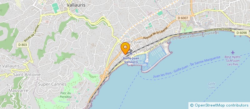 localisation de l'entreprise MONSIEUR MANUEL BARBOSA FERNANDES à VALLAURIS