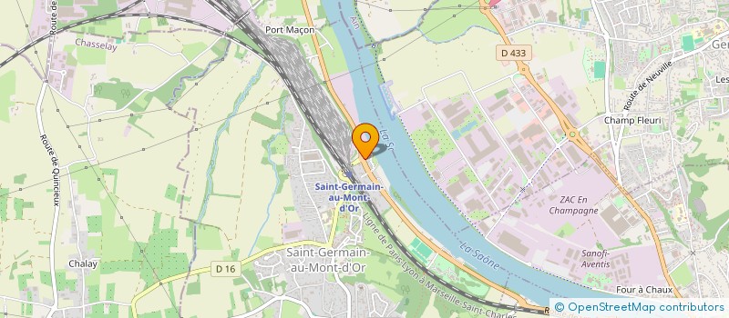 localisation de l'entreprise MONSIEUR MANUEL BARREIRO ALVES  SAINT GERMAIN AU MONT D'OR