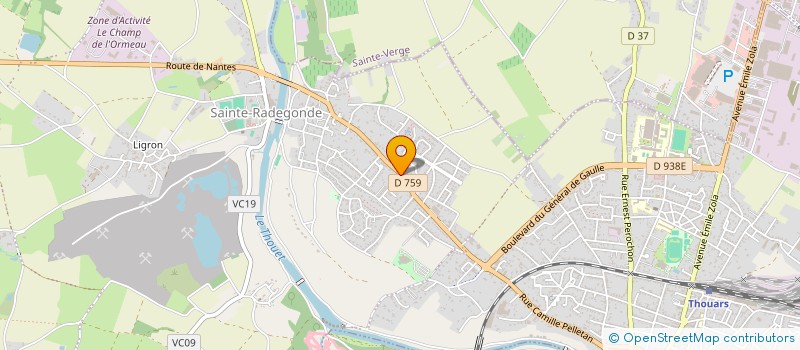 localisation de l'entreprise MONSIEUR MANUEL BARROS PARADA  THOUARS