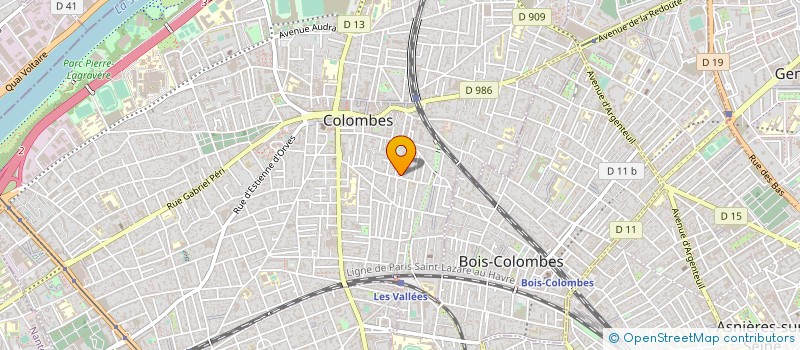localisation de l'entreprise MONSIEUR MANUEL BARROSO DE ARAUJO à COLOMBES