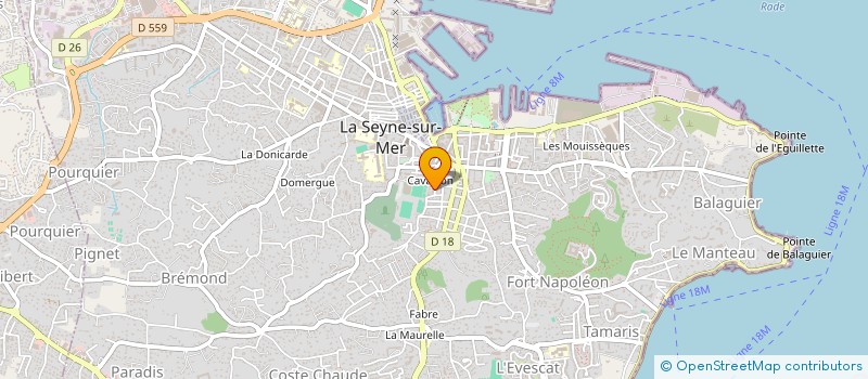 localisation de l'entreprise MONSIEUR MANUEL BARRUL CORTES à LA SEYNE-SUR-MER
