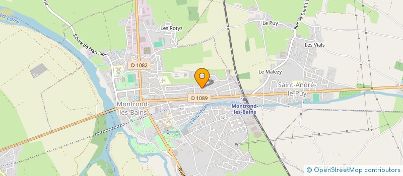 localisation de l'entreprise MONSIEUR MANUEL BARTOLOMEU  MONTROND-LES-BAINS