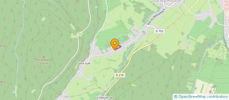 localisation de l'entreprise MONSIEUR MANUEL BAUMGARTEN  THAL-MARMOUTIER