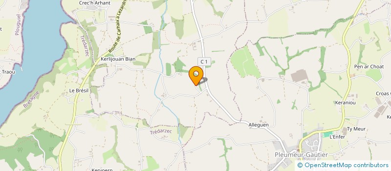 localisation de l'entreprise MONSIEUR MANUEL BEAUVAIS  KERBORS