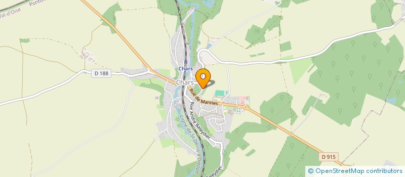 localisation de l'entreprise MONSIEUR MANUEL BENIER  CHARS