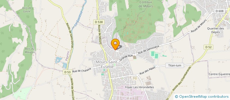 localisation de l'entreprise MONSIEUR MANUEL BERNARD  MOURS-SAINT-EUSEBE