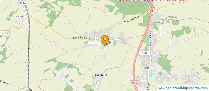 localisation de l'entreprise MONSIEUR MANUEL BERNARDIN  VILLEJOUBERT