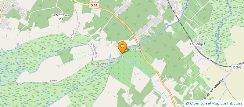 localisation de l'entreprise MONSIEUR MANUEL BESSON  CHAILLEVETTE