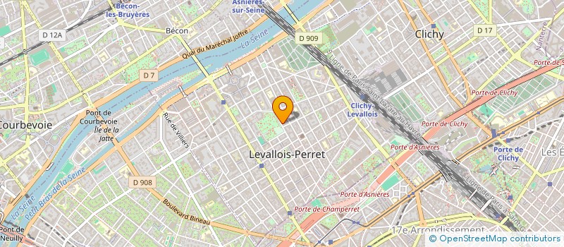 localisation de l'entreprise MONSIEUR MANUEL BETIN à LEVALLOIS PERRET