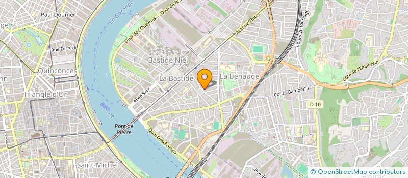 localisation de l'entreprise MONSIEUR MANUEL BILLET  BORDEAUX