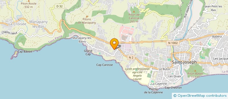 localisation de l'entreprise MONSIEUR MANUEL BINOIS à SAINT-JOSEPH