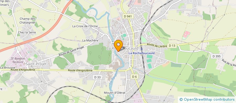 localisation de l'entreprise MONSIEUR MANUEL BLANCHARD  LA ROCHEFOUCAULD-EN-ANGOUMOIS