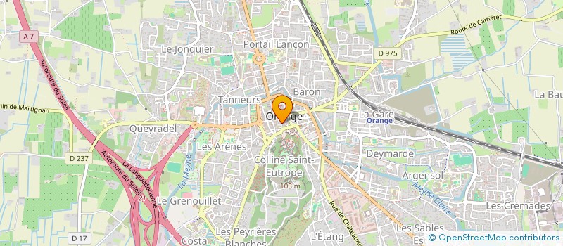 localisation de l'entreprise MONSIEUR MANUEL BONET  VILLES-SUR-AUZON