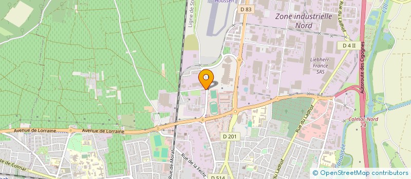 localisation de l'entreprise MONSIEUR MANUEL BONKENDORF  COLMAR